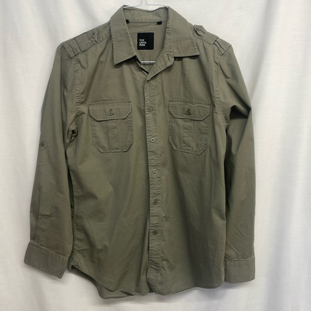 Red Level Nine Mens long sleeve shirt size Medium